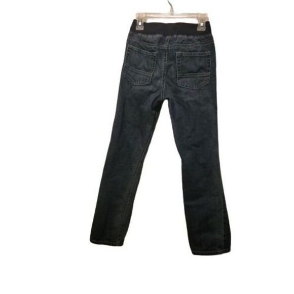Gymboree Boys Blue High Rise Denim Pockets Drawstring Joggers Jeans Size 10 - Picture 5 of 5